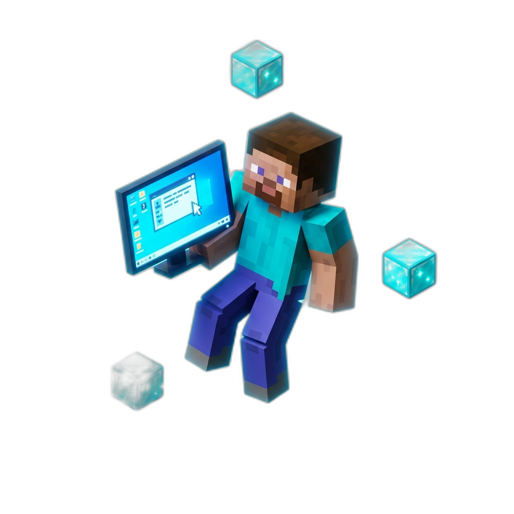Minecraft Character Presenting